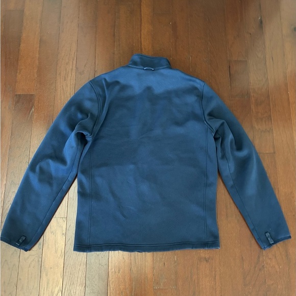 The North Face Men’s FleeceJacket Navy Blue Sz Large Full Zip Zipped Pockets - Picture 8 of 9